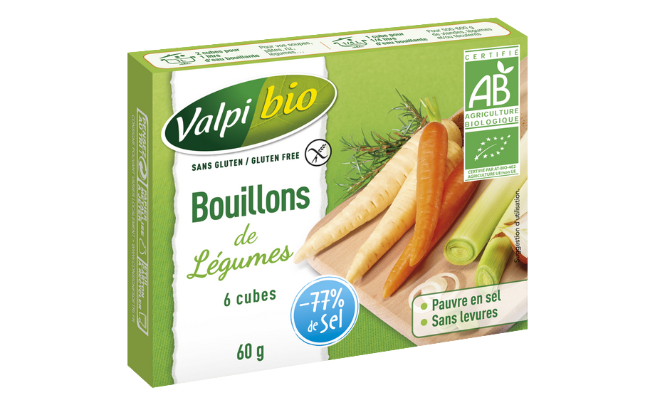 Bouillon cube légumes Valpibio