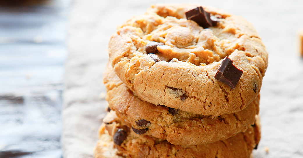 Cookies moelleux aux pépites de chocolat sans gluten