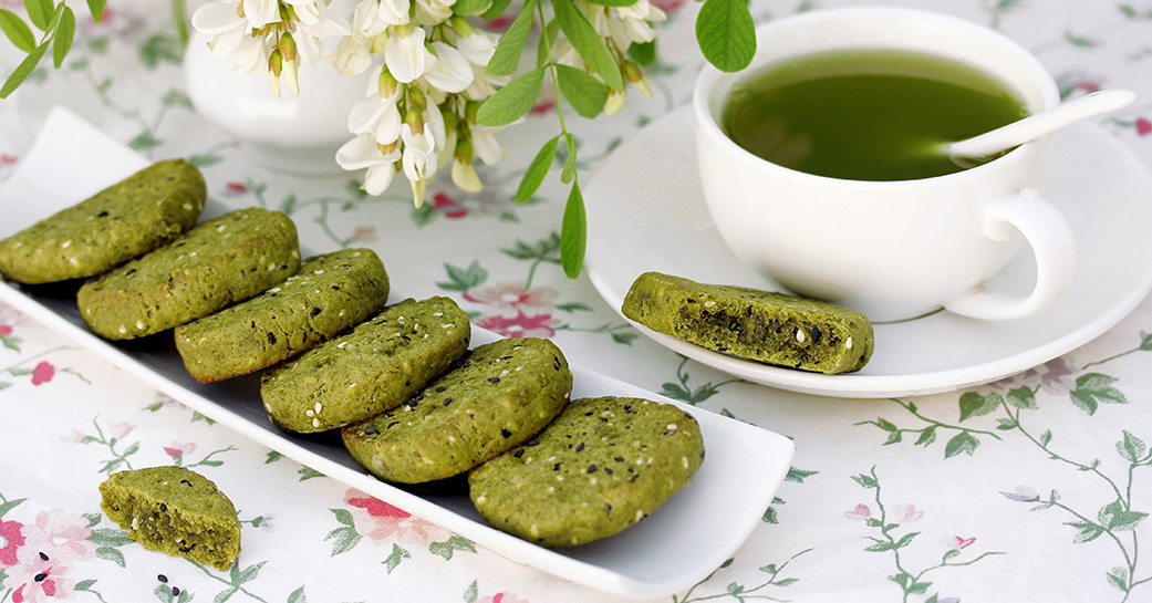 Sablés Matcha sans gluten