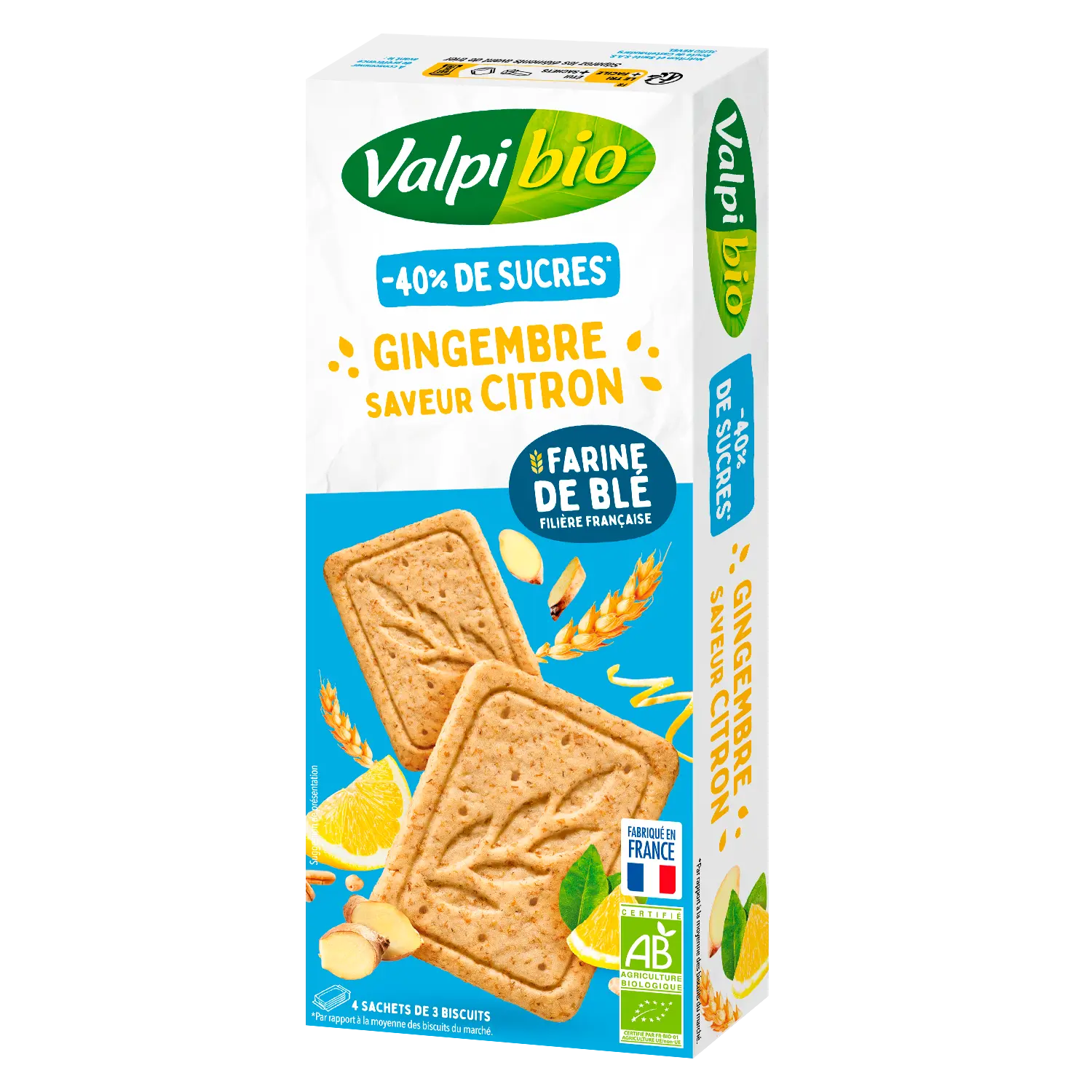 Biscuit Gingembre saveur Citron